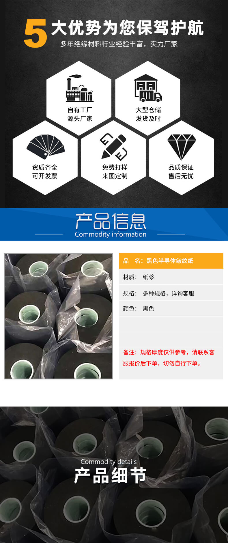 半導體皺紋紙